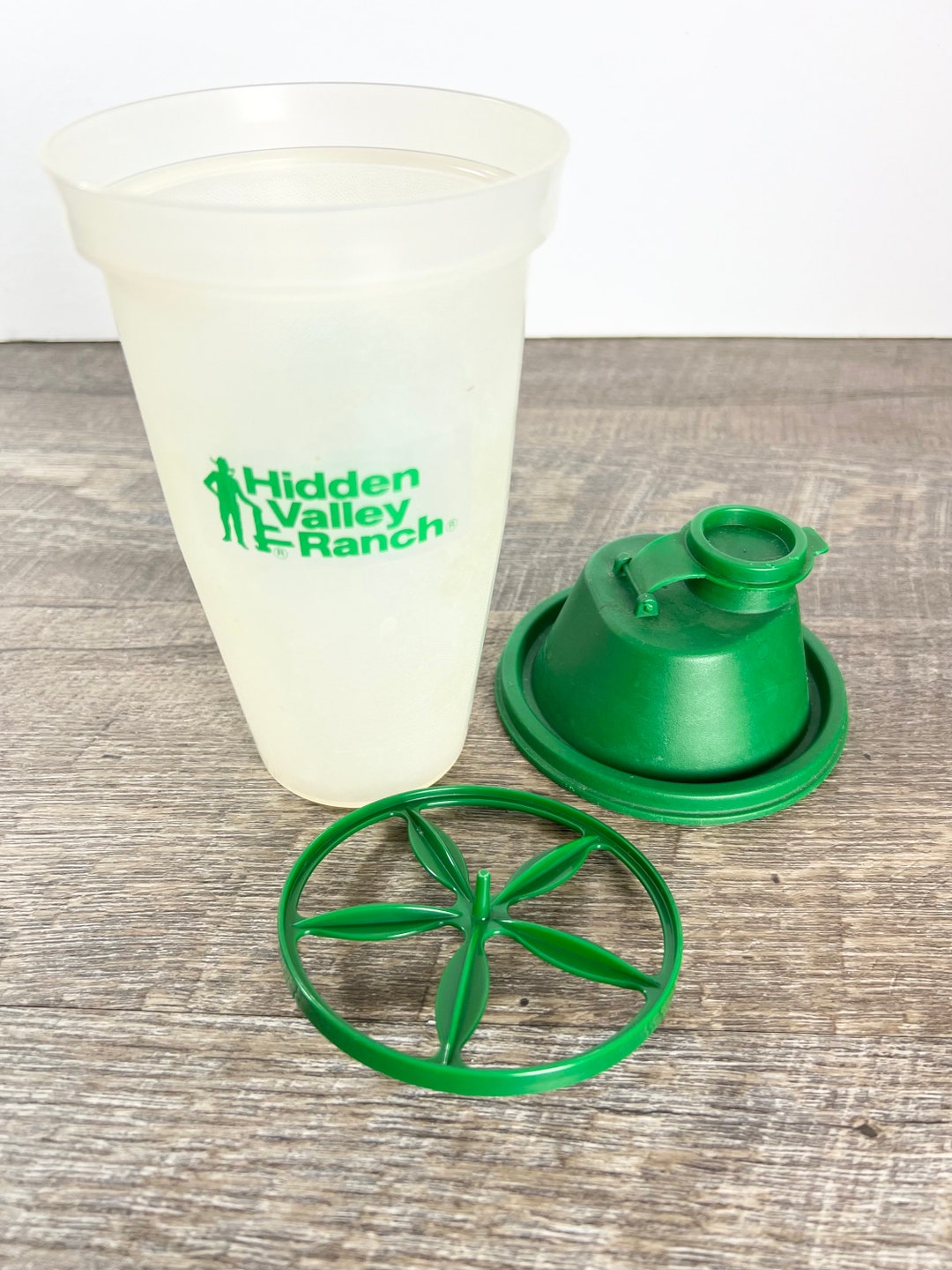 Vintage Hidden Valley Ranch Dressing Shaker Container Mixer 16 Oz Etsy