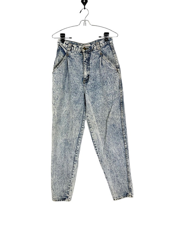 Vintage Stefano jeans Acid Wash high waist tapere… - image 1