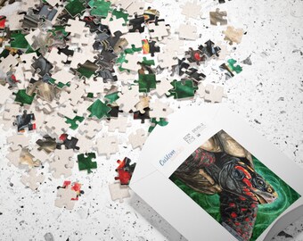 Red Foot Tortoise Puzzle (110 pieces)
