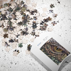 Eye of the Swamp (Alligator) Puzzle (110 pieces)