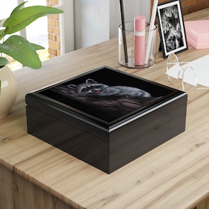 Raccoon Jewelry Box