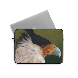 Northern Crested Caracara Laptop Sleeve