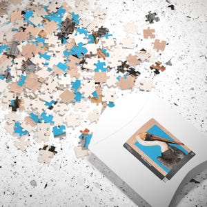 Brown Pelican Bird Puzzle,  Relaxing Animal Jigsaw, Gift for Nature Lovers, Family Fun Activity, Unique Gifts