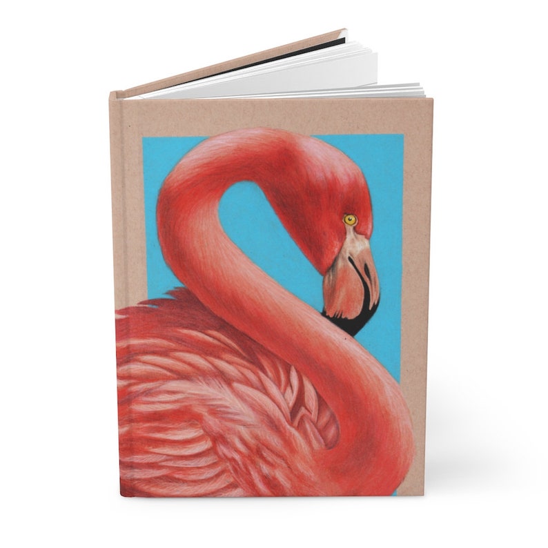 Flamingo Hardcover Journal Matte imagem 4