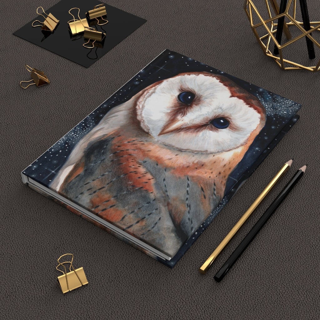 Barn Owl Hardcover Journal Matte
