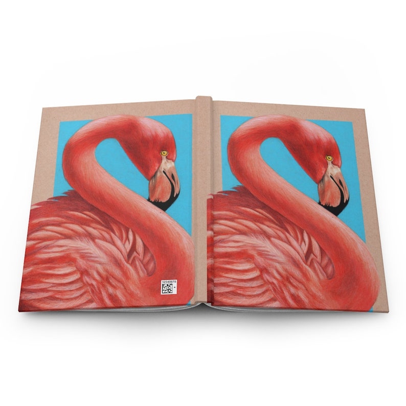 Flamingo Hardcover Journal Matte imagem 6