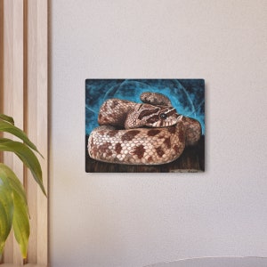 Hognose Snake Metal Art Sign