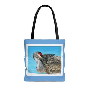 Sandhill Crane AOP Tote Bag