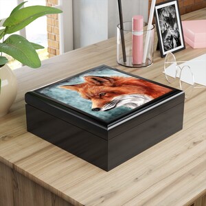Red Fox Jewelry Box
