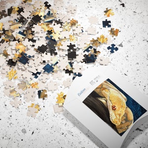 Albino Reticulated Python Puzzle (110 pieces)