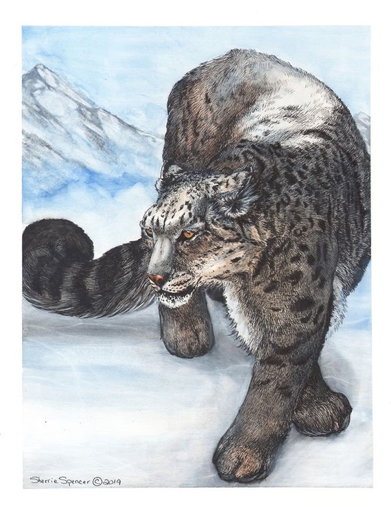 Planner Pen - Snow Leopard.