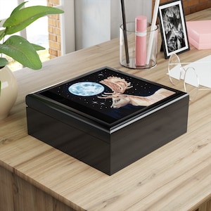 Albino Reindeer Jewelry Box