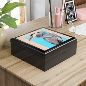 Great Blue Heron Jewelry Box