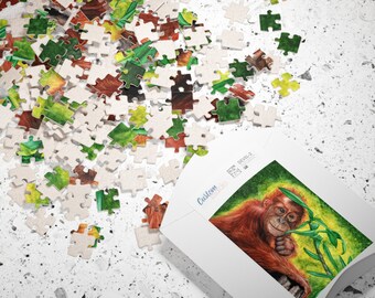 Baby Orangutan Puzzle (110 pieces)