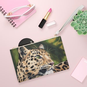 Amur Leopard Clutch Bag