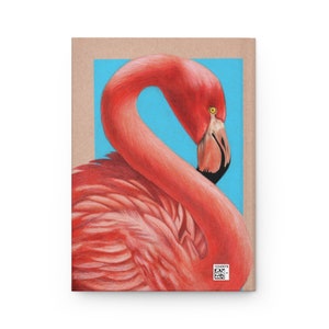 Flamingo Hardcover Journal Matte imagem 3