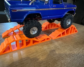Micro RC Crawler Obstacle Set: Indoor/Outdoor Ramp for SCX24, TRX4M