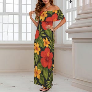 Plus Size Formal Hawaiian Island Dresses - Etsy