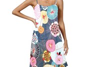 S-5XL Spaghetti Strap Midi Dress Plus Size Summer Weddings & Graduation Parties