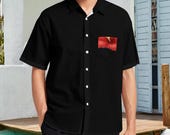 Men's Short Sleeve Button Hawaiian Shirt with Pocket(XS-7XL)