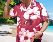 Mens Hawaiian Shirts Tropical: Vibrant Luau Party & Cruise Wear for Beach Vacations