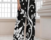 Boho Wide Leg Palazzo Pants Women XS-5X Plus Size Comfortable Lounge Summer Cruise Fashion