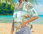 Floral Aloha Blouses: Tropical Paradise Button-Ups for Beach, Luau & Vacation Wear