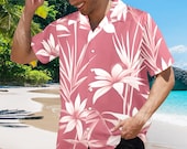 Men’s Hawaiian Shirt Tropical Luau Party Outfit, Cruise & Beach Vacation Aloha Shirt