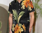 Men’s Hawaiian Shirt – All-Over Printed Short Sleeve POCKET (Sizes 2XS to 5XL)