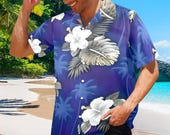 Hawaiian Shirt Aloha | Custom Tropical Shirt | Unisex Aloha Shirt for Vacation, Cruise, Beach Party, Luau, Summer Gift