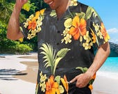 Polynesian Aloha Cruise Shirts: Mens Tropical Hawaiian Beach Wear S-5XL for Paradise Adventures