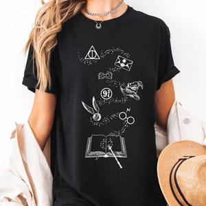Wizard Castle Book Shirt, Magical School Tee