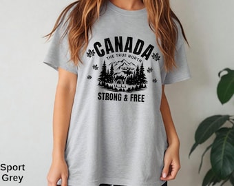 Canada True North Crewneck: Canadian Pride Shirt