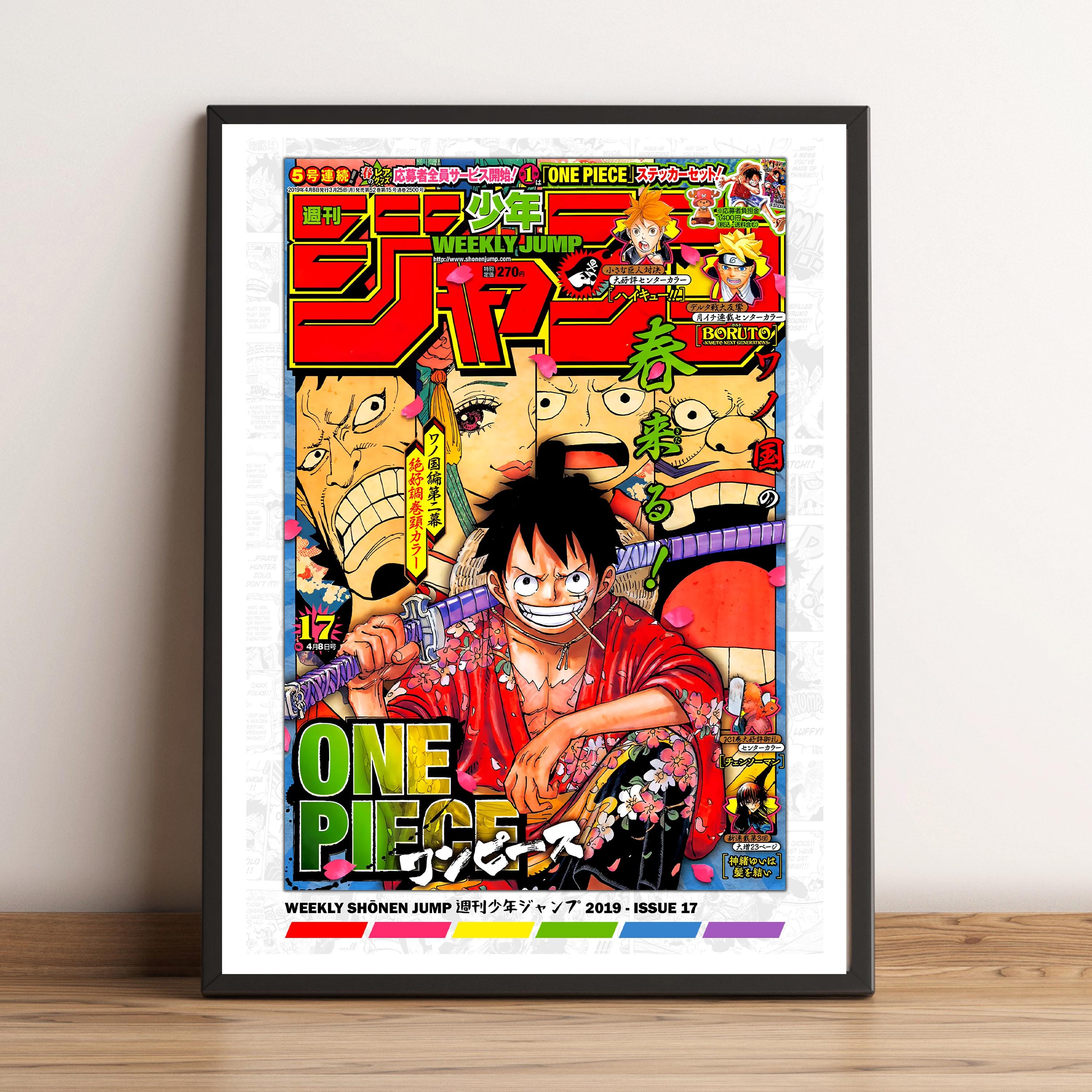 Discover One Piece Shonen Jump Cover Poster