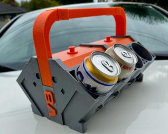 Refrigerador de Cerveja Engine – Plástico ABS Personalizável, Comporta 4 a 8 Latas