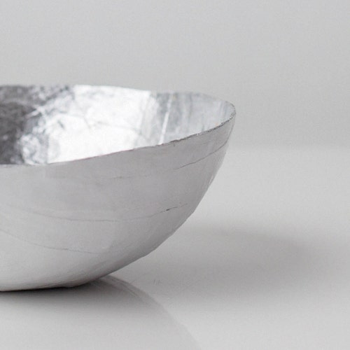 Large Gold Paper Bowl Etsy