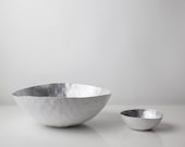 Large Silver Paper Bowl