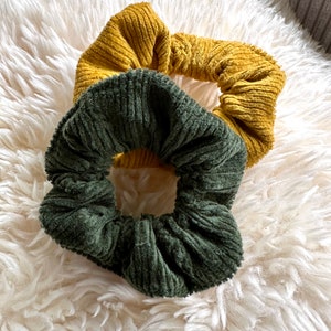 Cord Scrunchie/Haargummi Senfgelb Bild 6