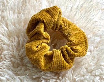 Cord Scrunchie/Haargummi Senfgelb