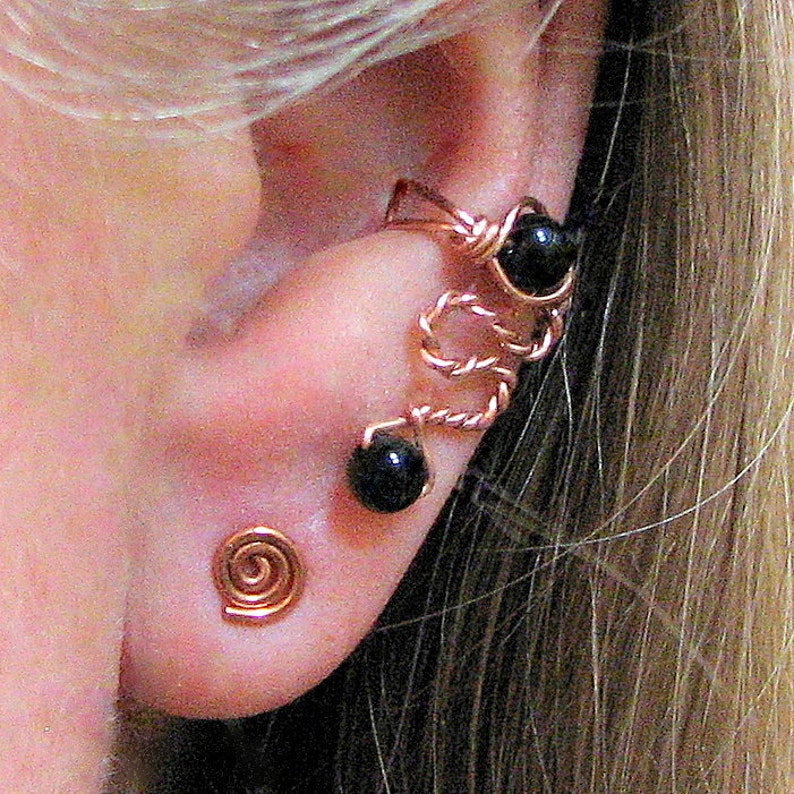 14k Gold Filled Ear Cuff Lobe Enhancer© Swarovski Crystal or Etsy