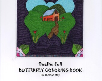 OneDerFull Butterfly Coloring Book