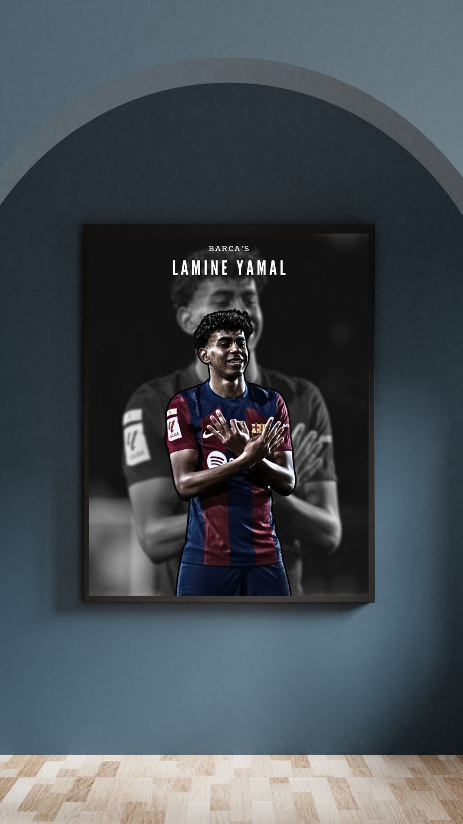 Lamine Yamal Poster, Lamine Yamal Prints, Barca Fan Gifts, Barca Fan