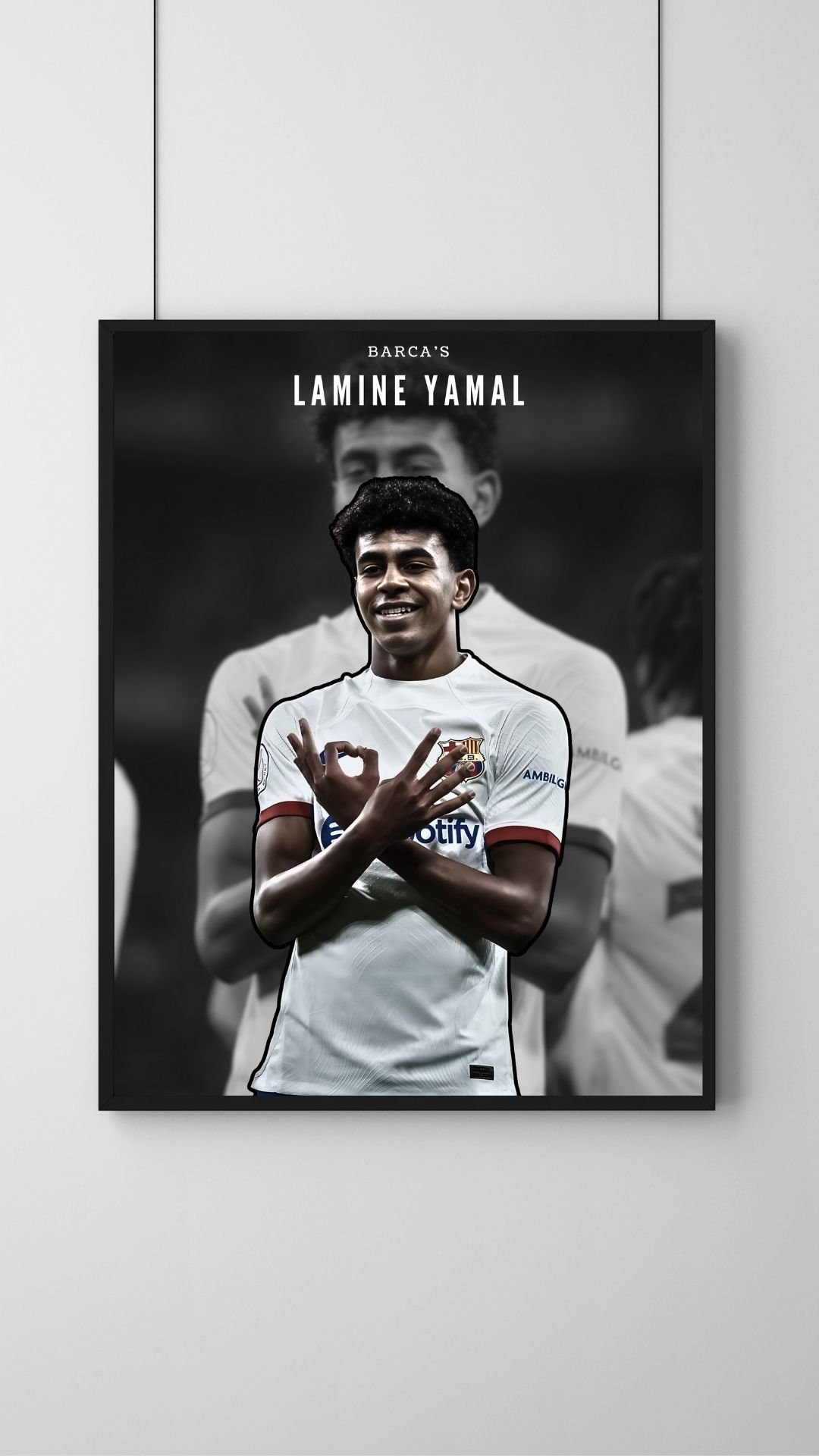 Lamine Yamal Poster, Lamine Yamal Prints, Yamal Poster, Lamine Yamal