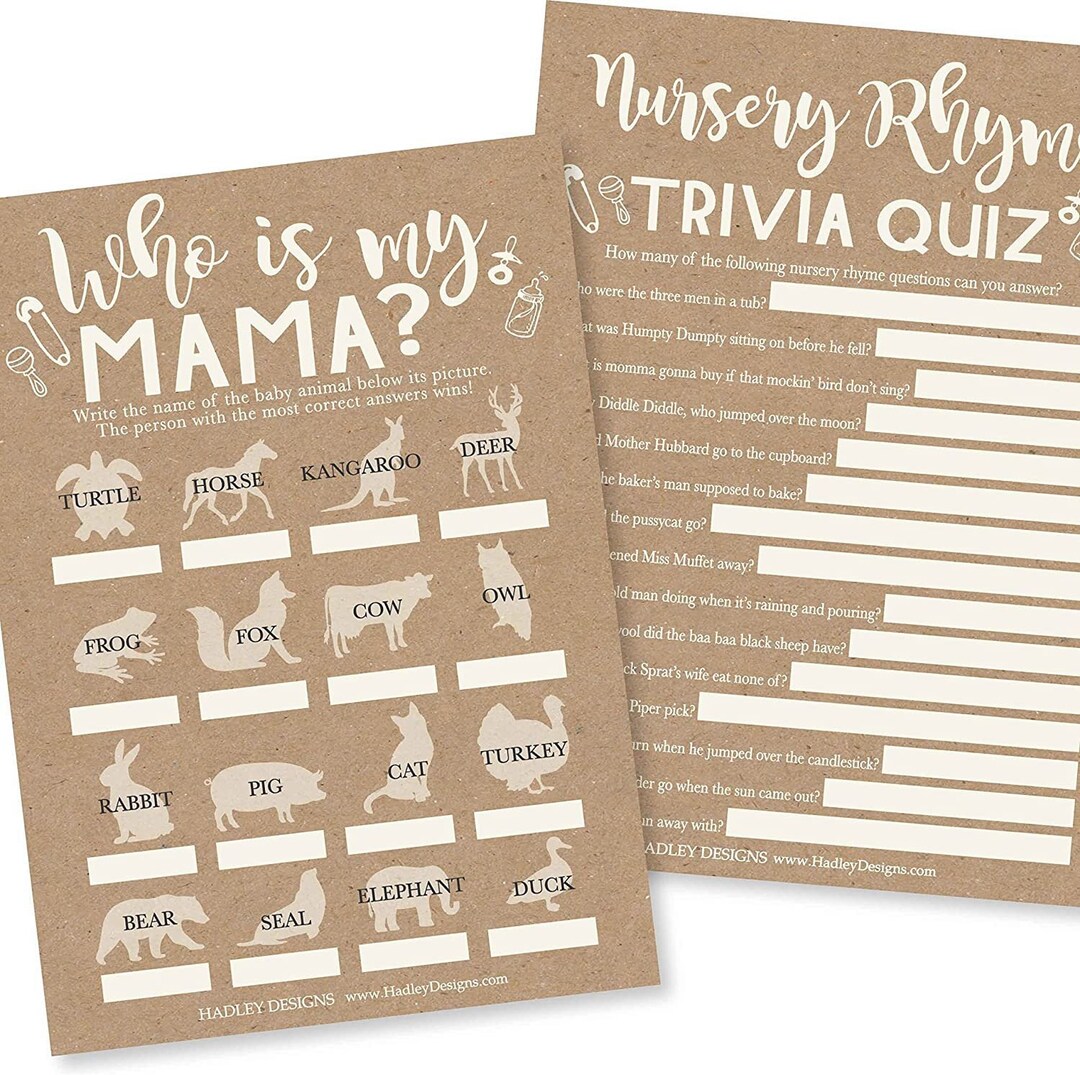 25-kraft-baby-shower-games-baby-animal-matching-game-baby-nursery-rhyme