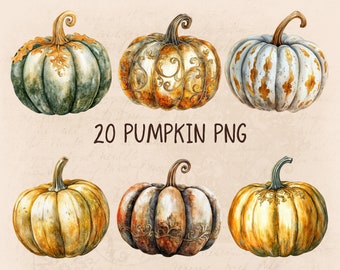 Autumn Pumpkin Digital Clipart l Printable Halloween Pumpkin Sticker Transparent Background l Downloadable Fall Atmosphere Clip Art Journal