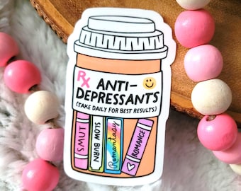 Anti-Depressants Book Sticker