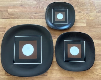 Zestaw talerzy obiadowych Block Lagenthal Suisse „Circle in Square” Transition