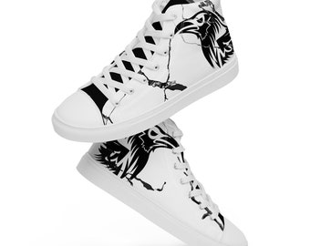 Stylish Crow High Top Canvas Shoes: Elevate Your Footwear Game!