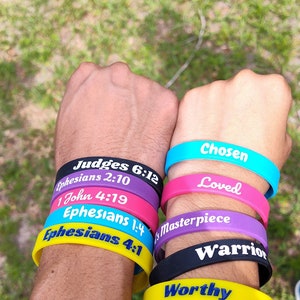The &quot;Word&quot; Inspirational Bracelets