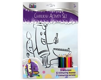 Chanukah Activity Book - Make An Ideal Gift For Hanukkah